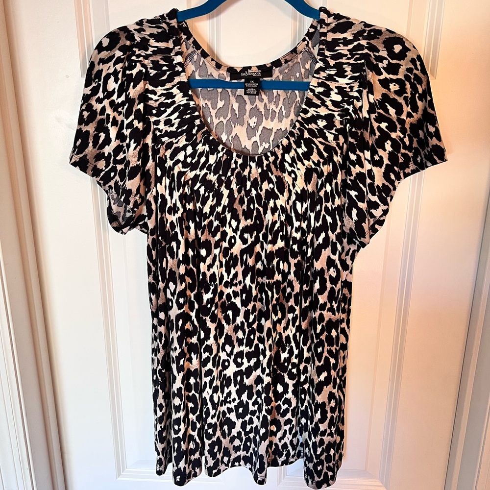 Style &. Co. Animal Print Shirt